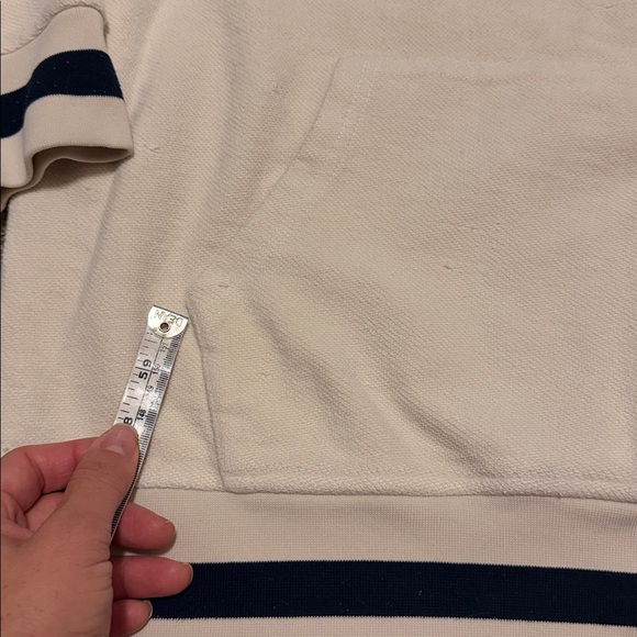 Kith Cream Hoodie with Black Stripes unisex - measurements included - Picture 10 of 17